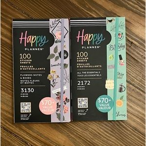 New The Happy Planner Mega Pack Flowers & Notes & All The Essentials